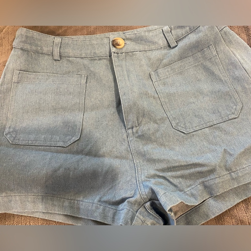 Stylish Blue Women's Shorts